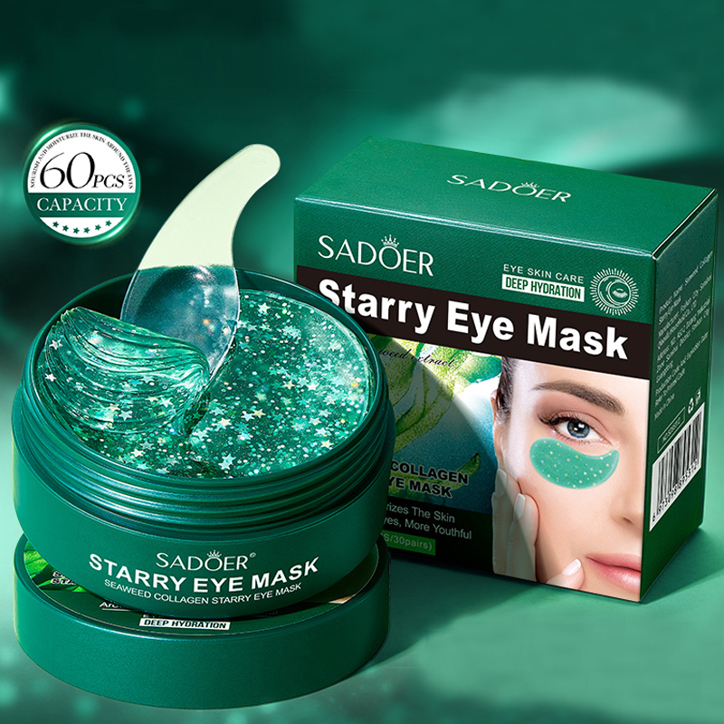 Collagen Under Eye Patches - 60 buah/kotak, Masker Mata Kolagen dari