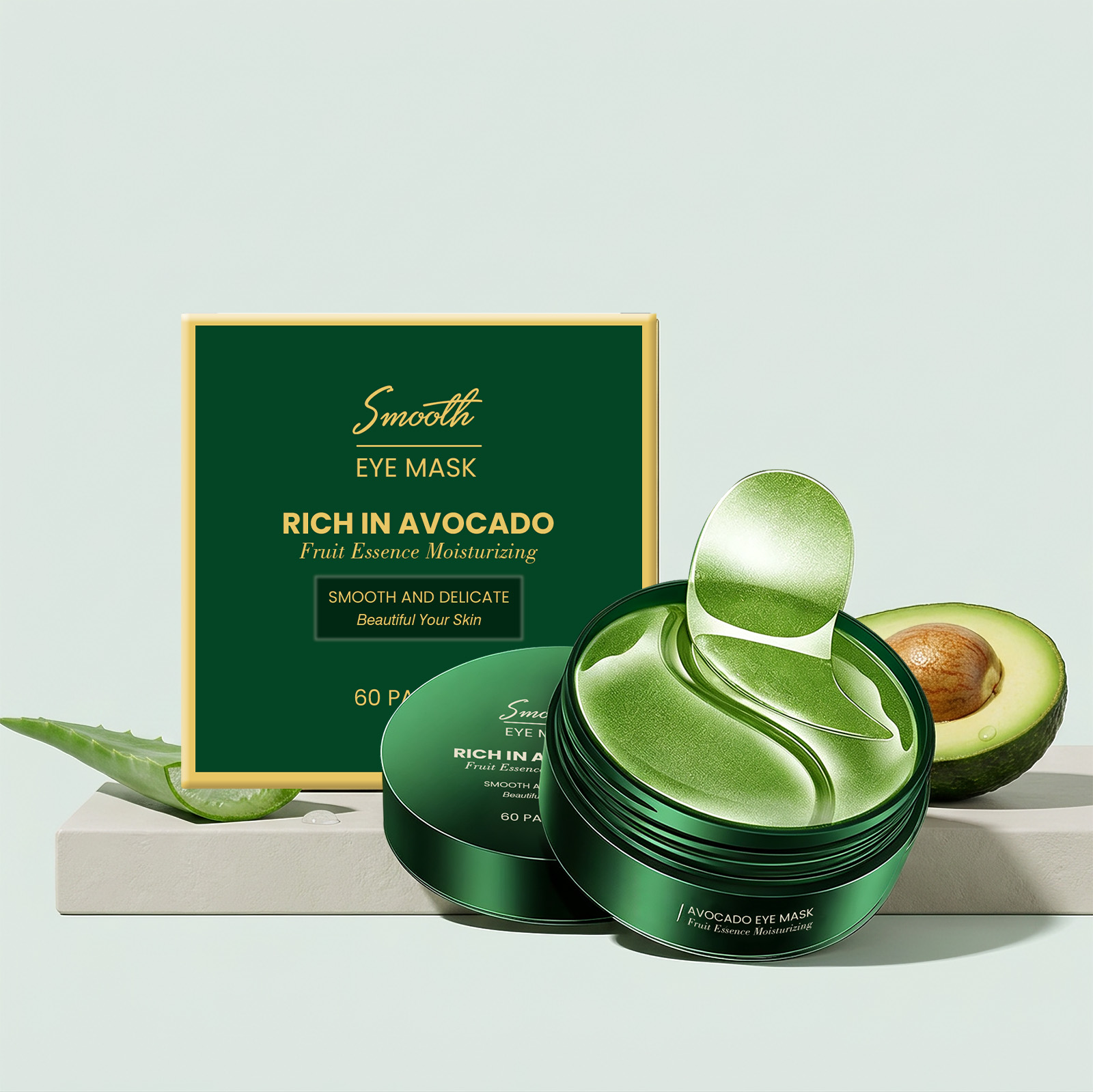 60 buah Masker Mata Kolagen Al - Collagen Under Eye Patches ulasan dan harga