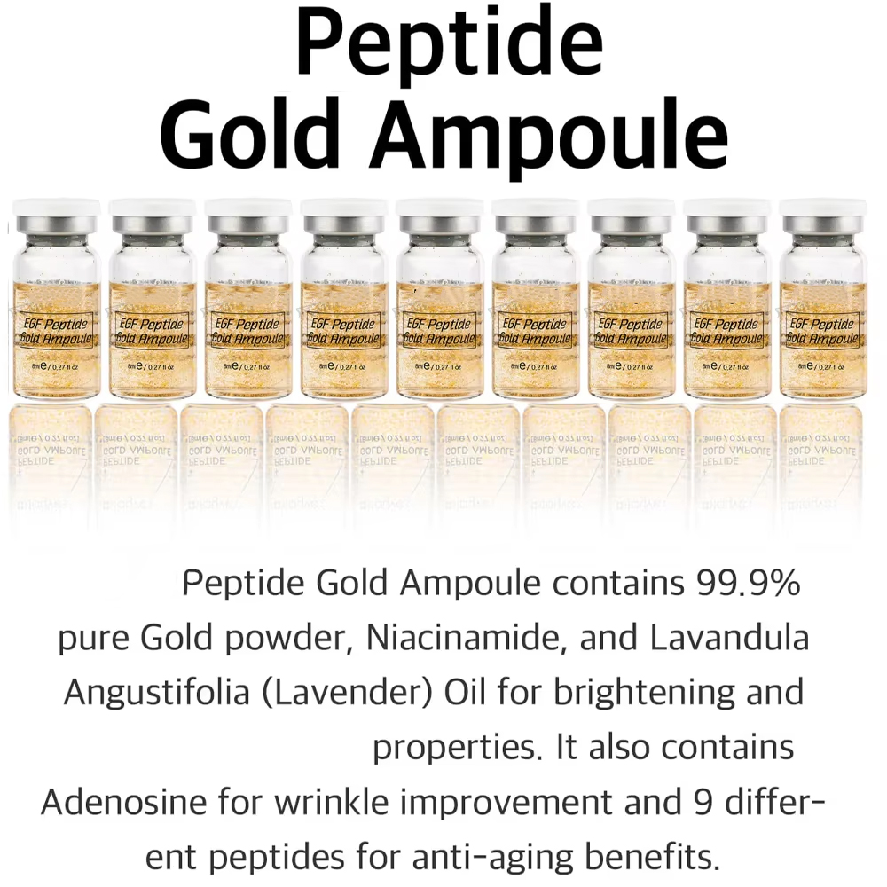 Ampul Emas Peptida Korea Pengu - Hyaluronic Acid Facial Serum ulasan dan harga